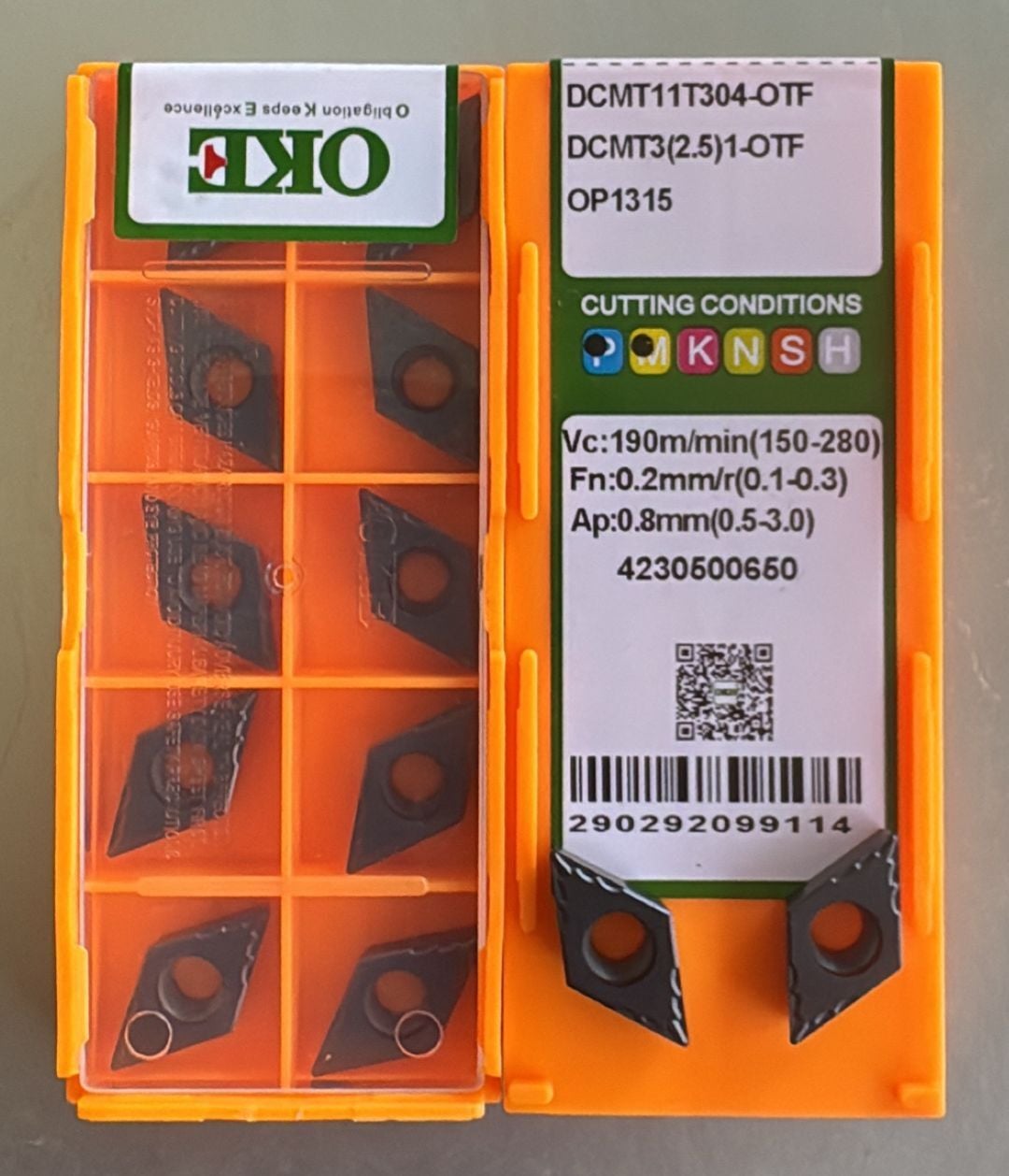 DCMT 11T304-OTF OP1315 TORNA ELMASI OKE