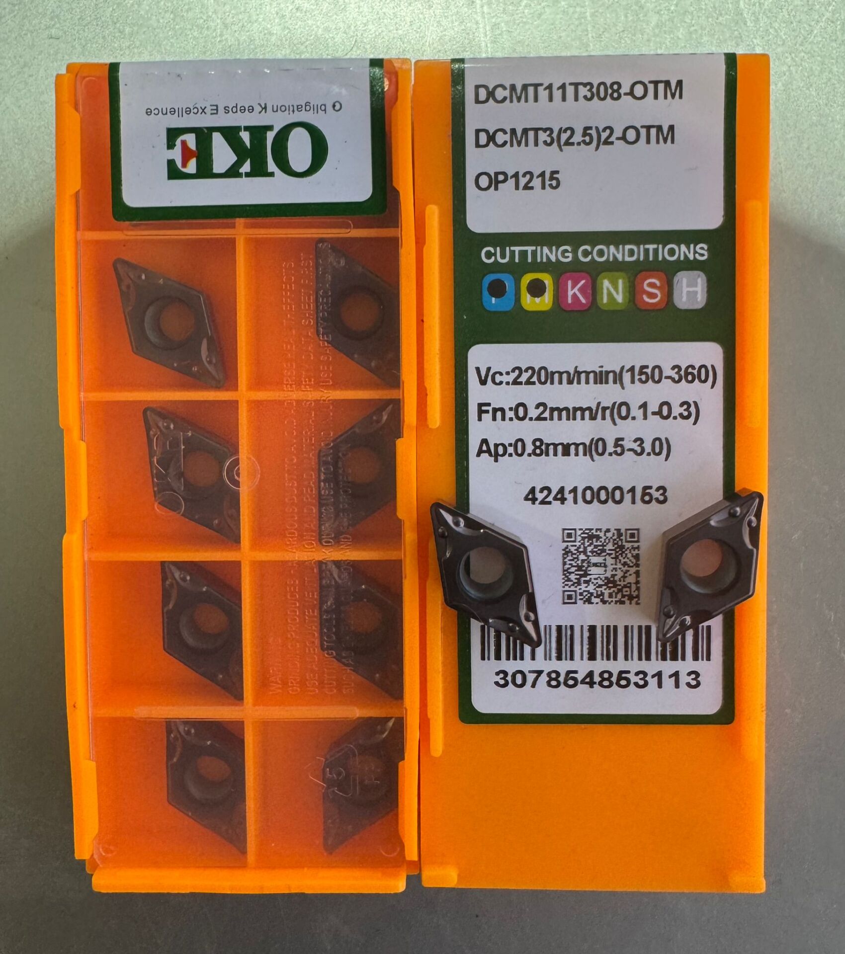 DCMT 11T308-OTM OP1215 TORNA ELMASI OKE