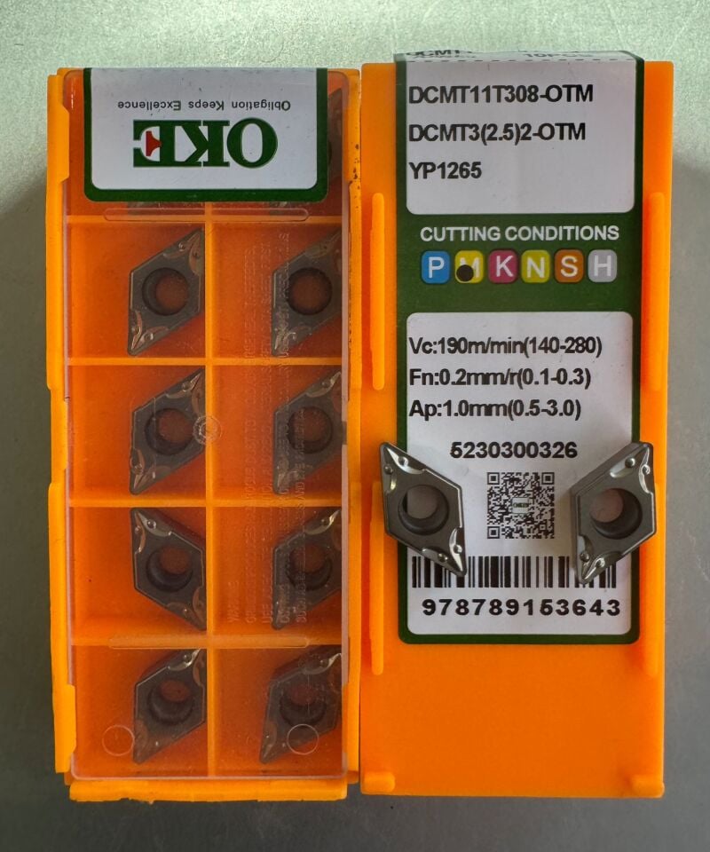 DCMT 11T308-OTM YP1265 TORNA ELMASI OKE