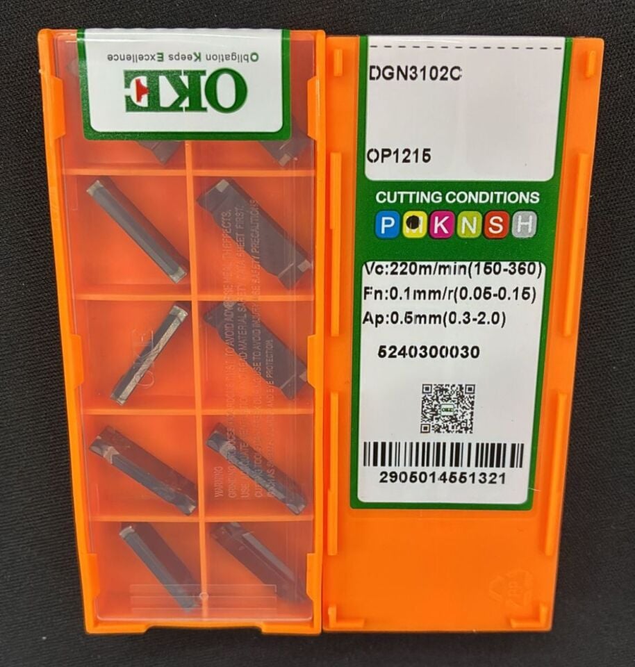 DGN3102-C OP1215 İSCAR FORMU KESKİ ELMASI OKE