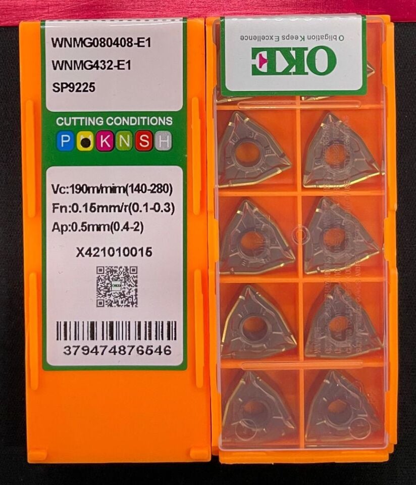 WNMG080408-E1 SP9225 TORNA ELMASI OKE