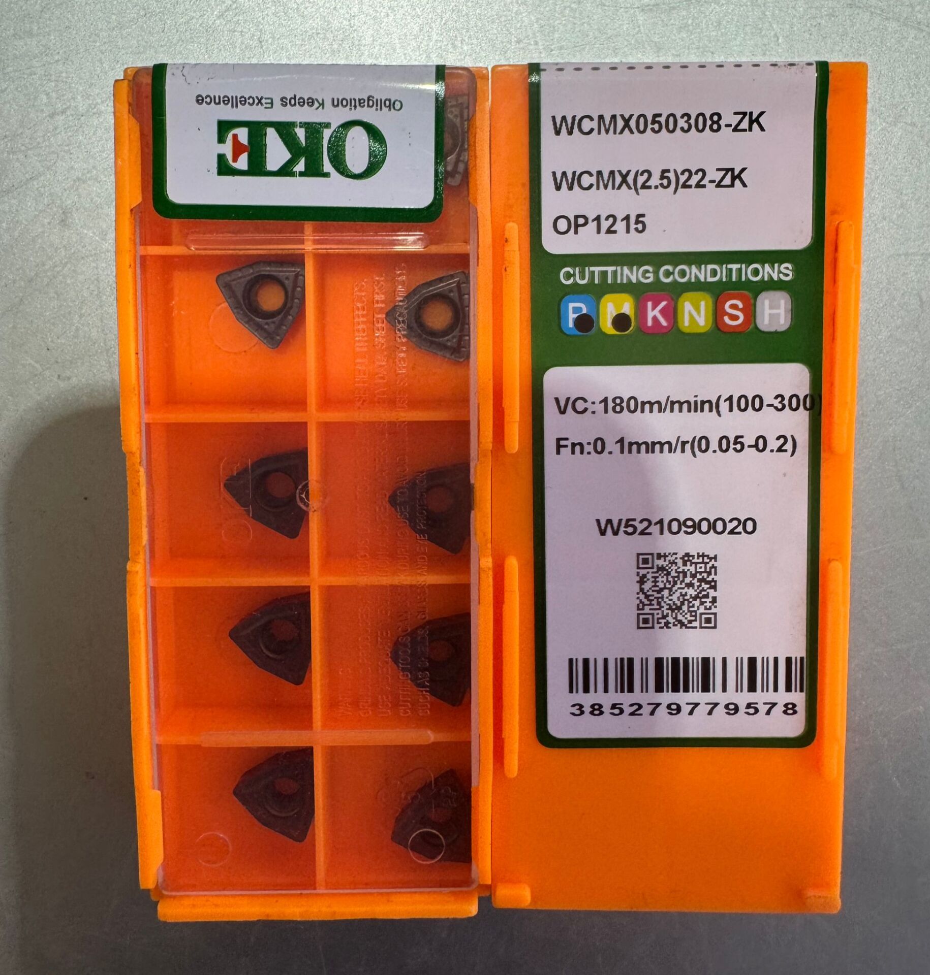 WCMX 050308-ZK OP1215 U-DRİLL ELMASI OKE