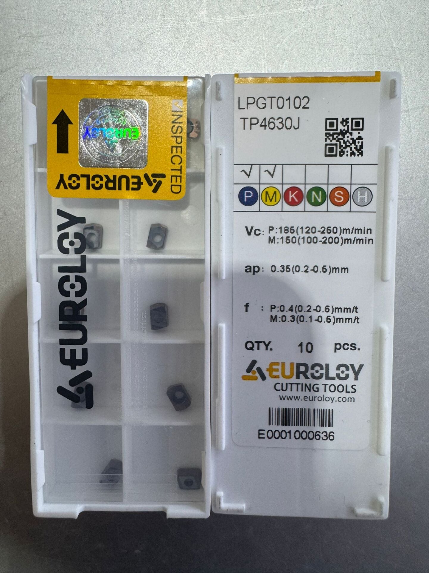 LPGT 0102-TP4630J HIZLI TARAMA ELMASI EUROLOY