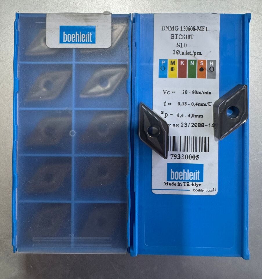 DNMG 150608-MF1 BTCS10T TORNA ELMASI BOEHLERİT