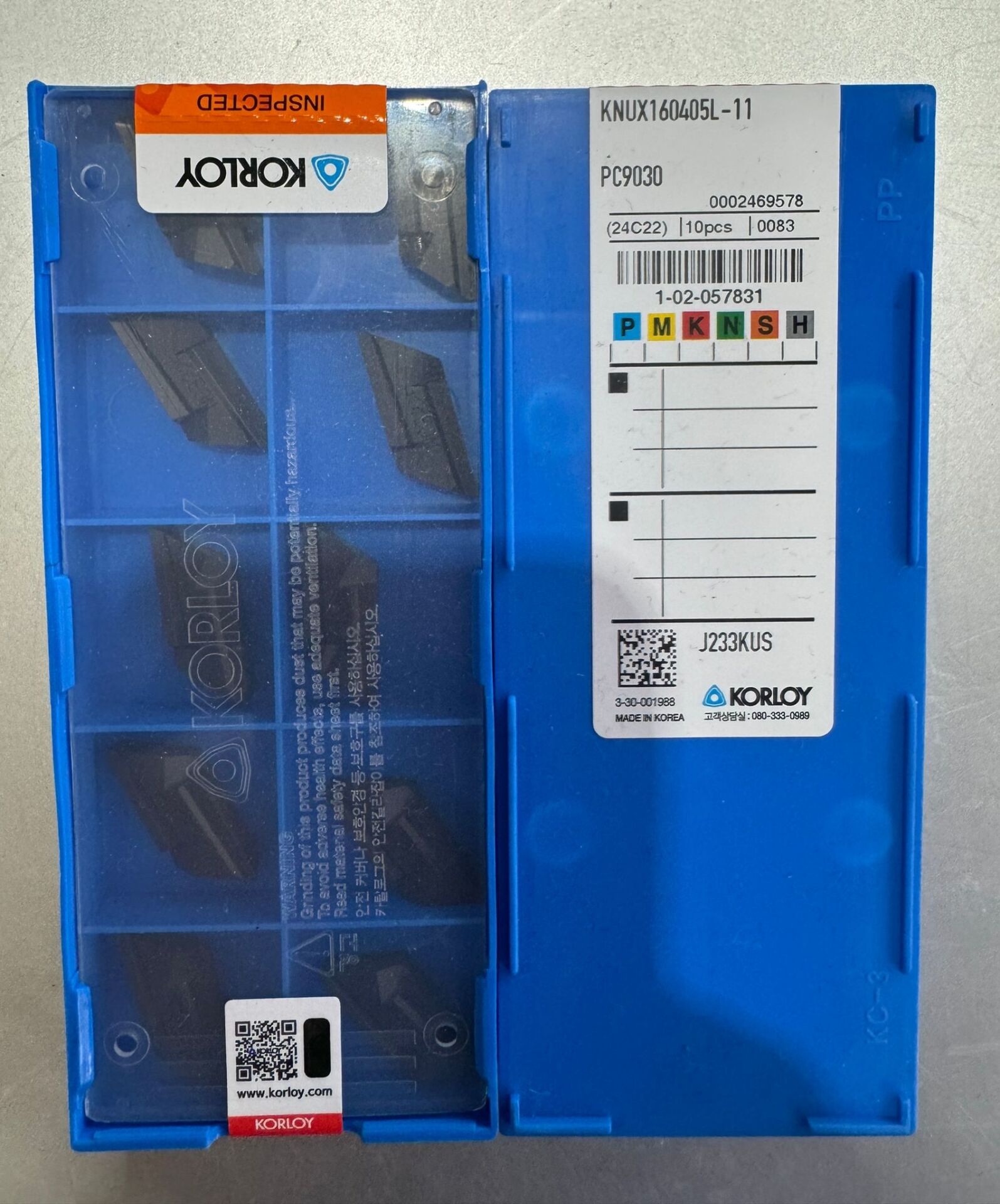 KNUX 160405-L11 PC9030 TORNA ELMASI KORLOY